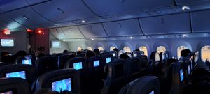 Flying overseas